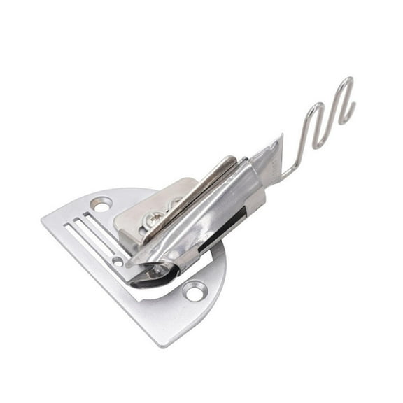 WRISTBIQUE Sewing Machine Binding Binder Pull Barrel Edging Device Silver 1Pcs