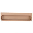 thumbnail image 1 of FRCOLOR Raindrops Finger Pull Handle Zinc Alloy Concealed Cabinet Handle for Sliding Closet Doors and Cabinets, 1 of 1