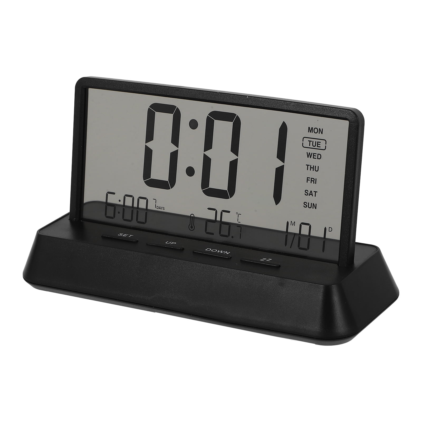 FRCOLOR Electric Clock Led Clock Multi-use Clear Display Clock Beside ...