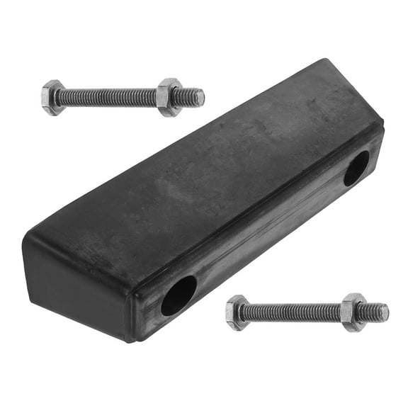 FRCOLOR Anti-collision Block Bumper Guard Trailer Bumper 21.00X6.00X6.00CM Black