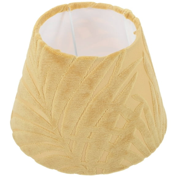 PAMINGONO Modern Lampshade Yellow Plush Cloth For Home Owners 1Pack 7.9x5.5x5.5in