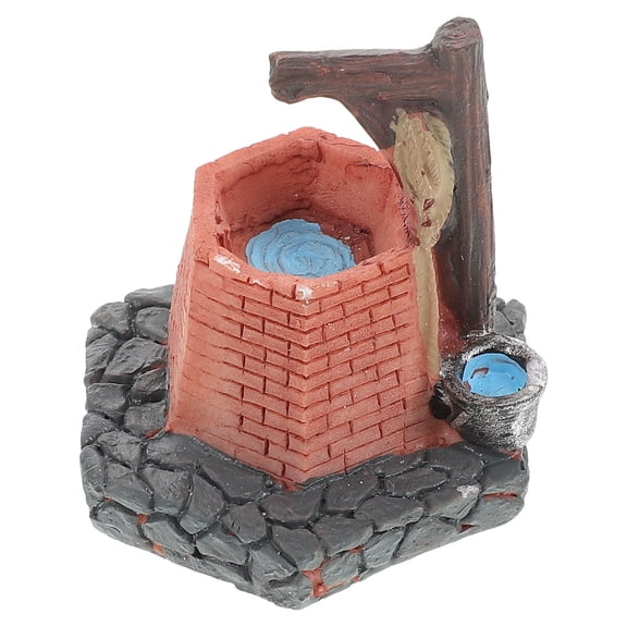 FRCOLOR  Aquarium Garden Fairy Statues Outdoor Miniature Ancient Well