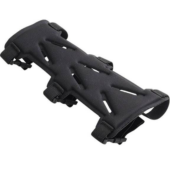PAMINGONO Arm Guard Archery Arm Guard Black 1Pcs 9.04X3.93X0.20in