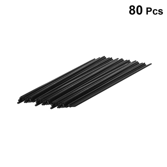 FRCOLOR Aroma Diffuser Replacement Sticks Black Fiber for Oil Diffuser Use 80 Pieces