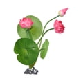 thumbnail image 1 of FRCOLOR Pink Plastic Sushi Dish Adornment Lifelike Flower for Tabletop Decoration, 1 of 8