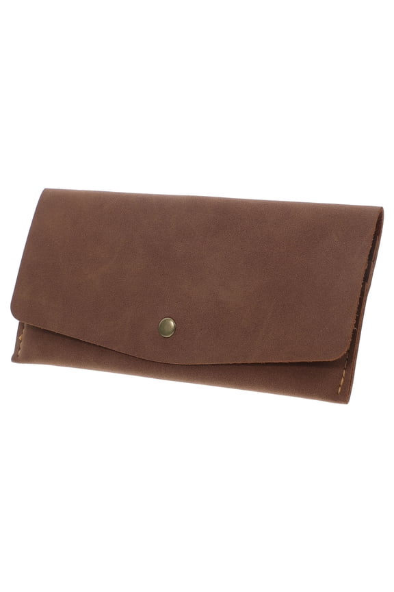 Cash Envelope Wallet Light Brown 1Pack 7.5X3.7X0.4In