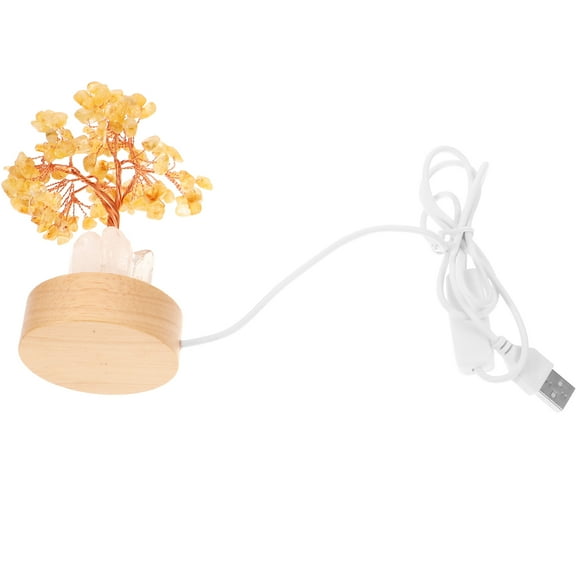 FRCOLOR Artificial Tree Lamp Rechargeable Light Trees for Decoration Indoor Baby