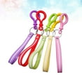 thumbnail image 1 of FRCOLOR Assorted Color Candy Color Wrist Strap for Decoration Made of PVC Ideal for Phones and Keychains 5 pcs, 1 of 8
