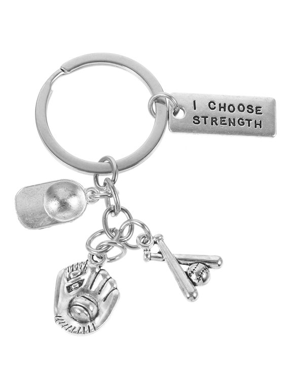 Stylish Baseball Keychain Pendant for Players and Fans, Sports Accessory