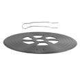 thumbnail image 1 of TAILTOSS Heat Transfer Plate For Gas Stove Aluminum Black 1Pack, 1 of 8