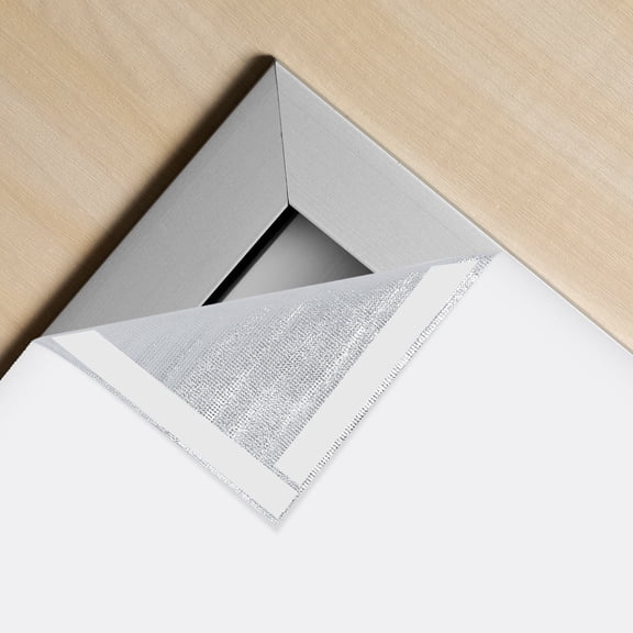 FRCOLOR Reusable White Aluminum Insulation Cover for Attic Fan and Return Vent