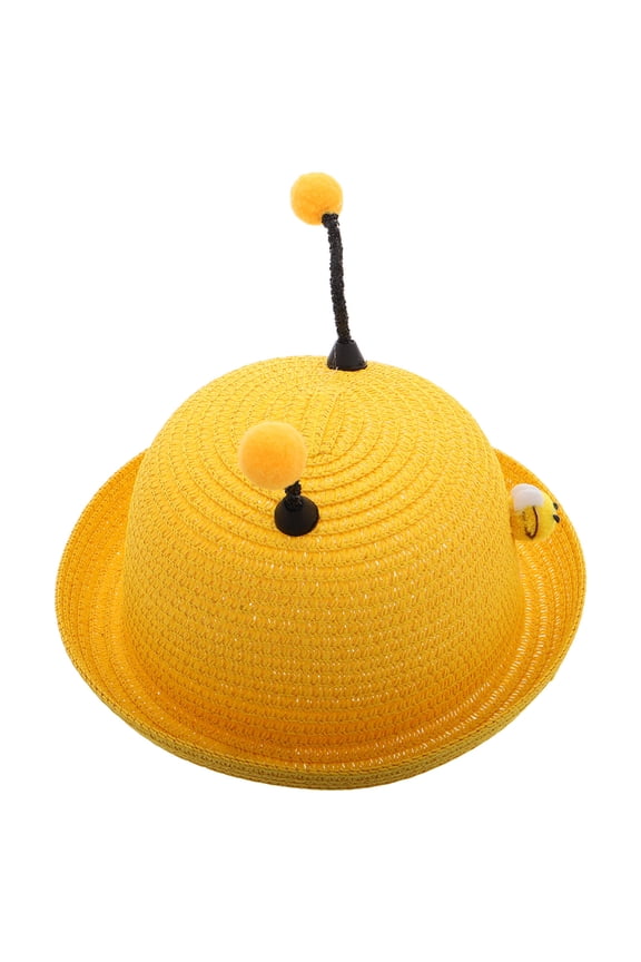 Baby Girl Sun Hat Adorable Bee Pattern Summer Hat For Kids Breathable Kids Brimmed Hat Beach Cap Bee Hat Girls Beach Hat