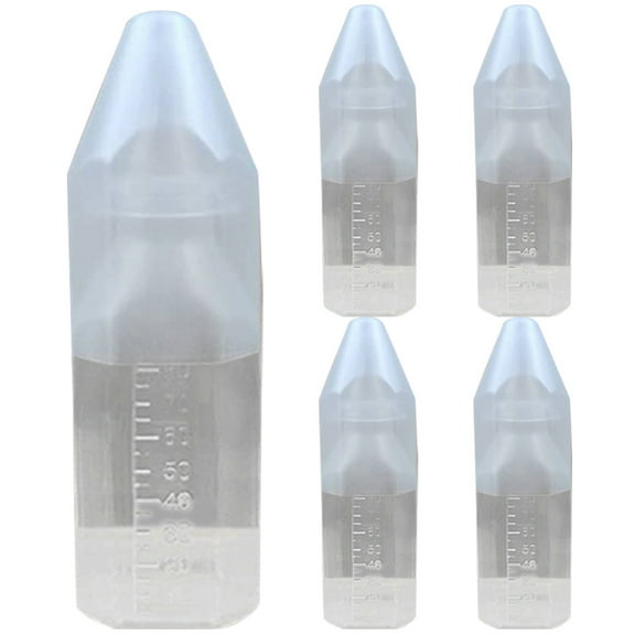 FRCOLOR Baby Nursing Bottle 5set Disposable Baby Bottles Infants Feeding Milk Bottles Newborn Milk Feeders,5.12"X1.65"X1.26"