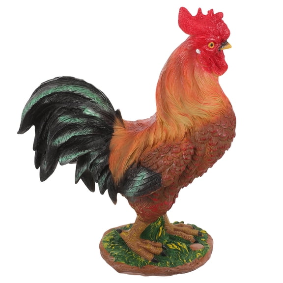 FRCOLOR  Backyard Decor Simulation Garden Hen Statue Chicken Figurine