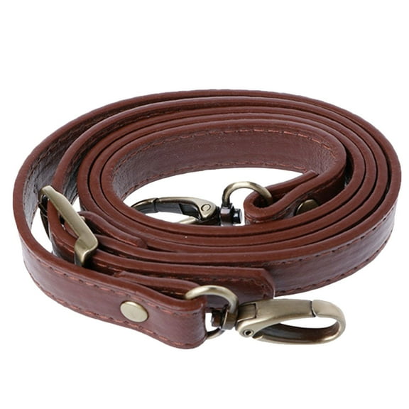 FRCOLOR Bag Strap Cowhide Adjustable Padded Replacement Shoulder Strap with Metal Swivel Hooks for Messenger Laptop Camera Duffle Bags 120cm ( ),47.24"X0.71"X0.12"