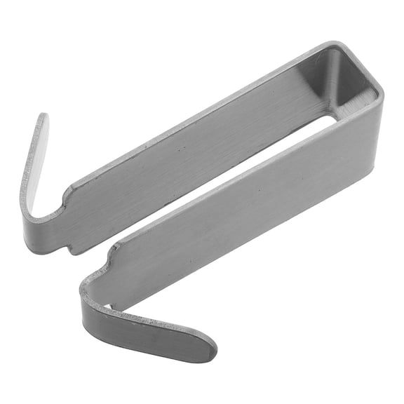 FRCOLOR Bath Towel Holder Double Hooks for Glass Shower Door Silver