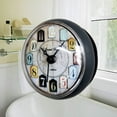 thumbnail image 1 of FRCOLOR Bathroom Clocks Waterproof Clock Suction Cup Clock Delicate Clock, 1 of 8