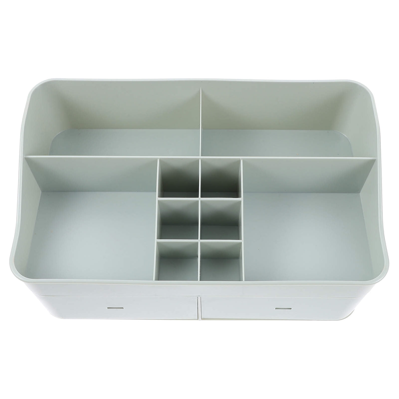 WASHWEPE Makeup Organizer Countertop Vanity Organizer Green 1Set 11.0X6