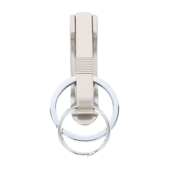 FRCOLOR Belt Keychain Titanium Keychain Clip Belt Loop Key Holder Security Belt Clip Key Chain for Men,2.95"X1.26"X0.67"