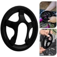thumbnail image 1 of FRCOLOR  Bike Chainwheel Crankset Protection Cover Clutch Guard Black, 1 of 8