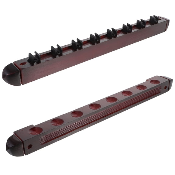 FRCOLOR Billiard Accessories Pool Stick Holder Wall Mount Racks Key