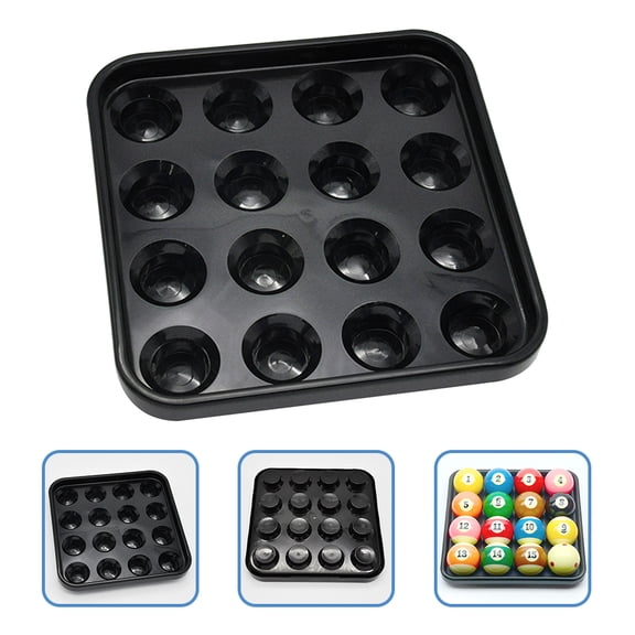 FRCOLOR Billiard Pool Ball Tray Ball Carrying Tray Plastic Snooker Ball Tray Billiard Carrying Tray