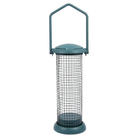 FRCOLOR Bird Food Feeder Finch Tube Feeder Cage Bird Feeder Wild Bird Feeder Backyard Birdseed Feeder Parrot Feeding Cup Bird Feeder Tray for Home Farm Garden Outdoors,12.2"X3.35"X3.35"
