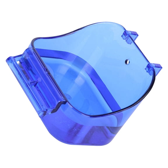 WASHWEPE Birdcage Accessories Bird Bath for Cage Blue PP 1Pack