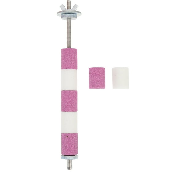 WRISTBIQUE Parrot Stand Pole Parakeet Toy Quartz Sand 1Pack