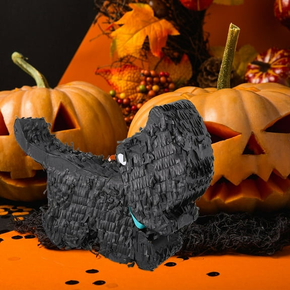 FRCOLOR Birthday Plaything Funny Children's Pinata Animal Toy Black