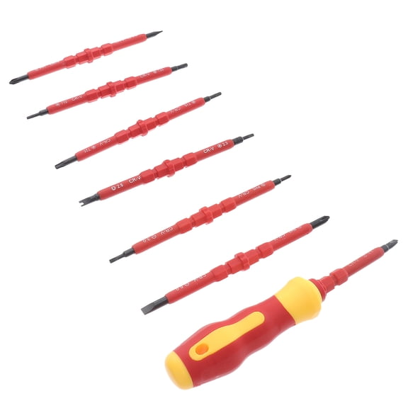 FRCOLOR Bit Insulated Electric Pencil Screwdriver Electrician Tools
