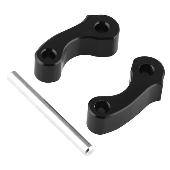 FRCOLOR Black Aluminum Alloy Car Window Latch Hinges with Pivot for 95-04 00-06 1 Pair