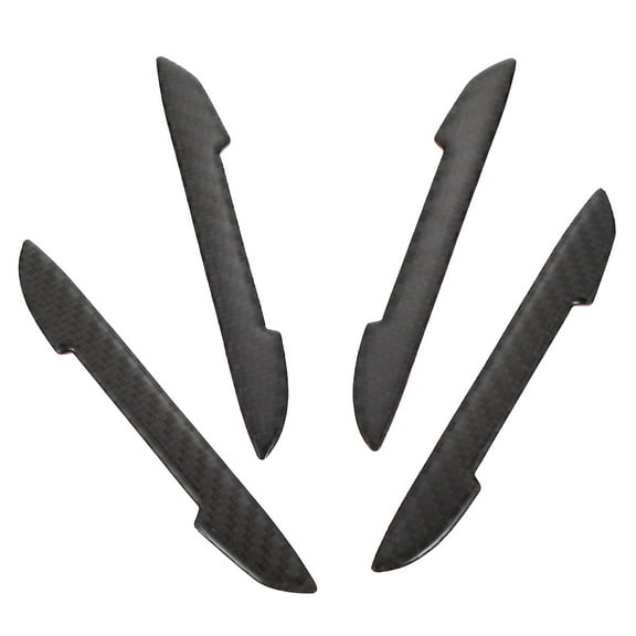 FRCOLOR Black Car Door Sill Strips for Practical Daily Use with Durable PVC Material Fits Most Cars