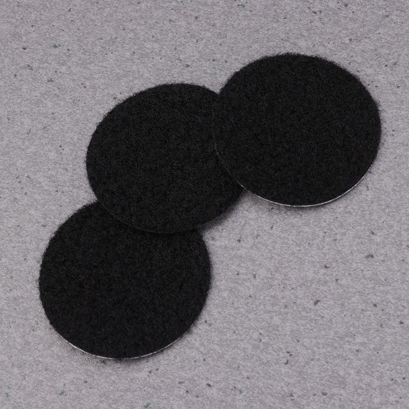 FRCOLOR Black Self Adhesive Tape Dots for Sticking Perfect for Home Office Use with Durable Polyester Material 12 Pcs