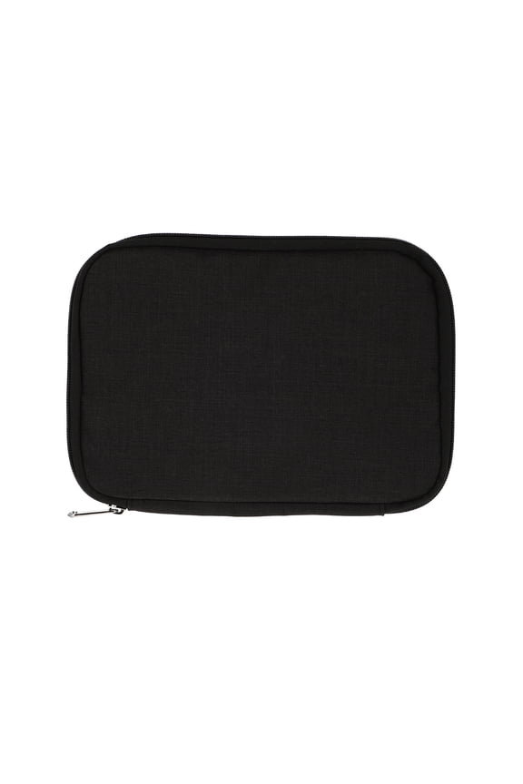 1Pc Watchband Carrying Case Black Scratch Resistant Storage Pouch for Watch Straps and Earphones