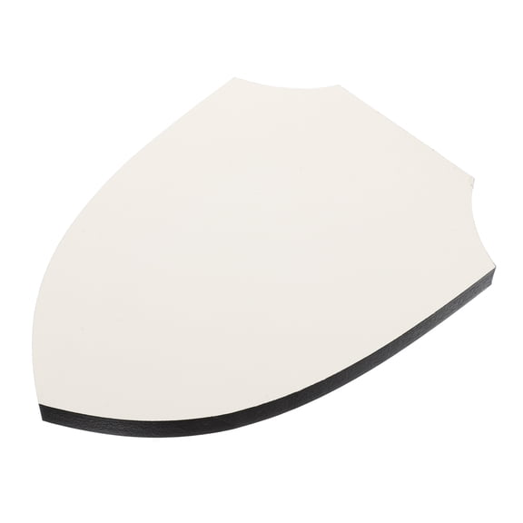 KAKOWELY Blank Design Sublimation Shield White 1Pcs 8*6*0.5in Density Board