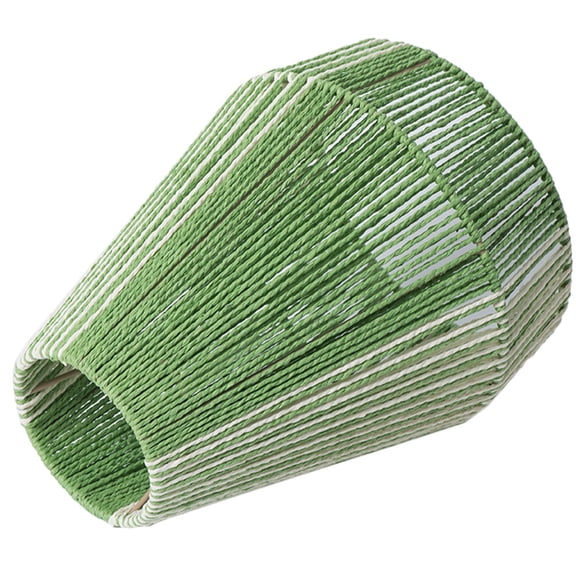 FRCOLOR Boho Lampshade Macrame Handmade Lampshades Chandelier Green