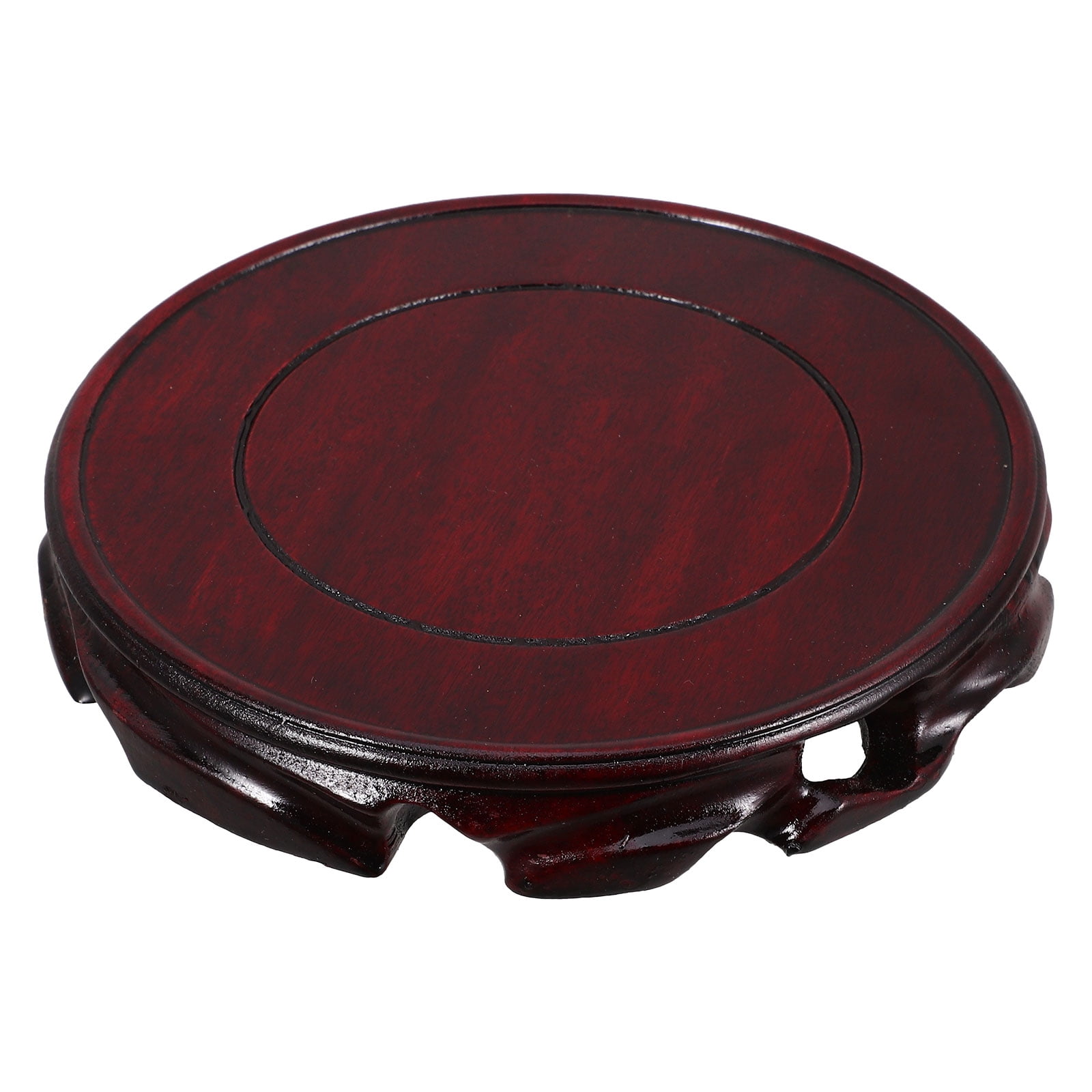 FRCOLOR Bonsai Display Stand Wooden Plant Riser Oriental Wooden Base ...