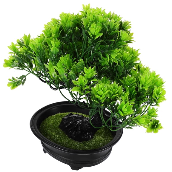 FRCOLOR Bonsai Tree Fake Simulated Welcoming Pine Potted Plant