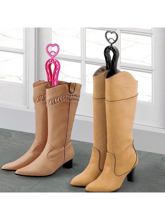 4-Piece Shoe Trees and Boot Shaper Inserts to Maintain Shoe Shape, Assorted Colors for Men and Women