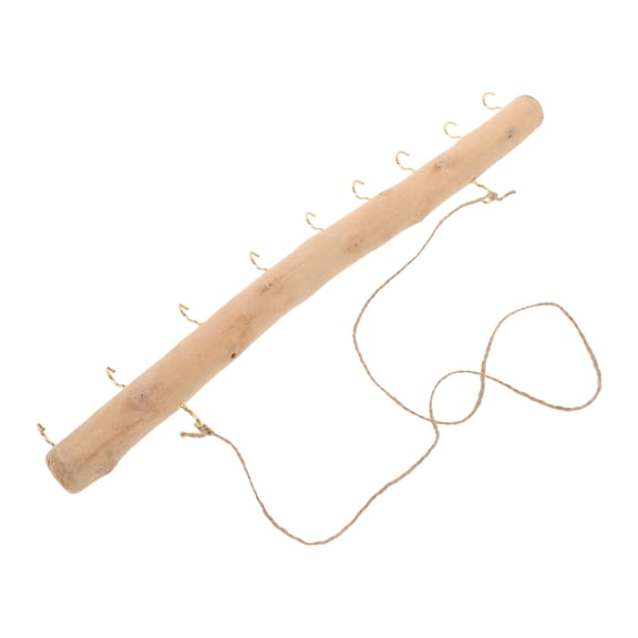 WASHWEPE Branch Wall Hook Minimalist Design Home Decor Wood Material 1Set 15.7X2.8X1.2In