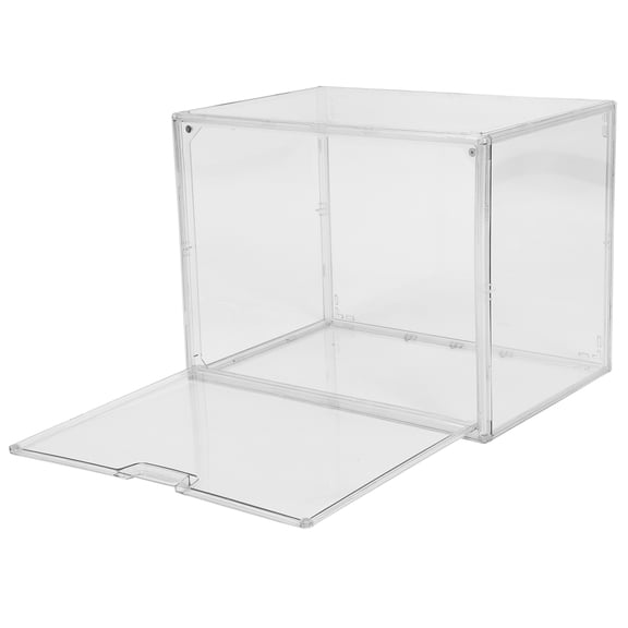 FRCOLOR  Bread Box Clear Stackable Bead Case Kitchen Desktop Organizer Box Breads Snack Storage Container