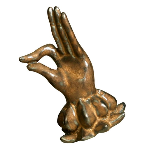 FRCOLOR Brown Ceramic Incense Coil Holder for Mosquito Repellent Sticks and Trinkets