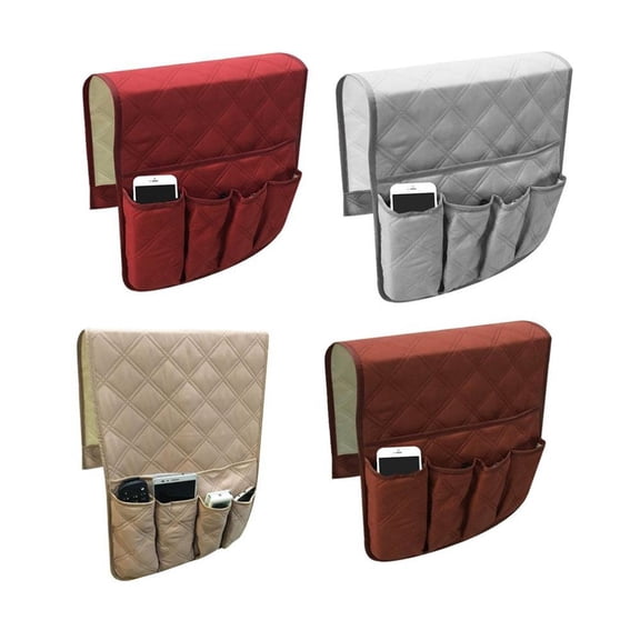 LABSERRON Storage Bags for Sofa Rectangular Oxford Cloth Bed Rails 1Pcs 35.0x12.9x0.4In