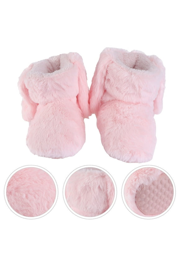 FRCOLOR Bunny Slipper Boots Home Slippers Women Warm Cotton Child