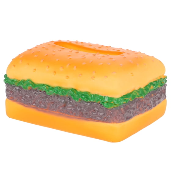 FRCOLOR Burger Tissue Box Replaceable Swimming Pool Stopper Remover Ice Cream Cone Ornament Plug Quirky Man