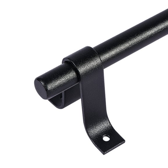 LABSERRON Iron Handle Door Knob Pull Bar for Home Doors Black Finish with Stable Strength