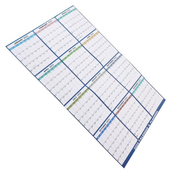 FRCOLOR Calendar Large Desk Year Calendara Monthly Wall Child Sky-blue