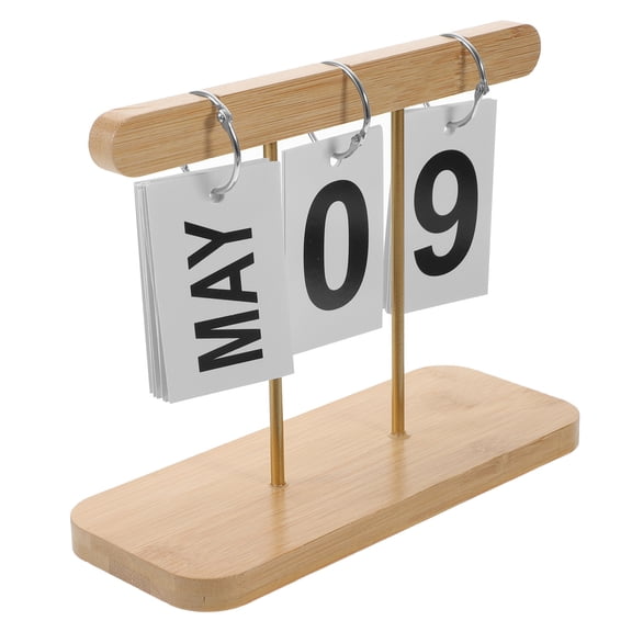 FRCOLOR Calendar for Desk Reusable Table Top Decor Perpetual Office
