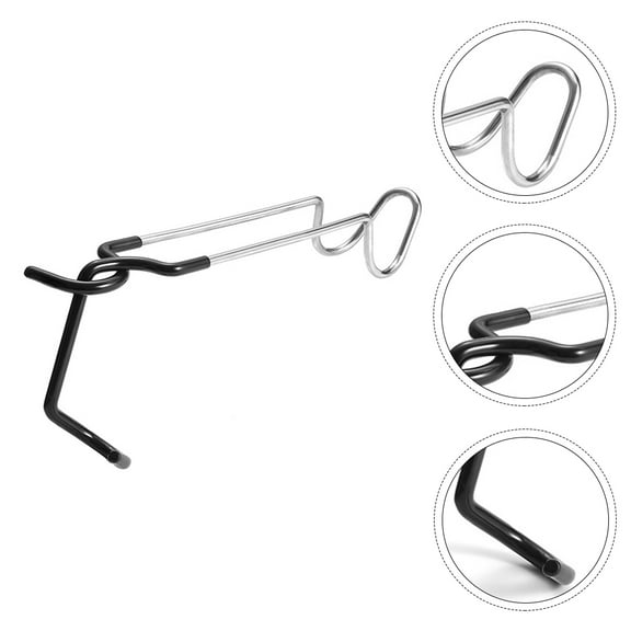 FRCOLOR Camping Lantern Hook Hanger Hooks Light Holder Accessories for Hanging Tent Black
